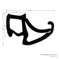 Hörmann Zargendichtung P132, 6500 Mm 13 Hörmann Zargendichtung P132, 6500 Mm -Türen und Zubehör 501103 hoermann zargendichtung p132 6500 mm masse