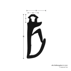 Hörmann Dichtungsprofil Für Mittelsprosse H3D-2, D45-2, P71, Länge 2,50 M 9 Hörmann Dichtungsprofil Für Mittelsprosse H3D-2, D45-2, P71, Länge 2,50 M -Türen und Zubehör 539040 hoermann dichtungsprofil fuer mittelsprosse h3d 2 d45 2 p71 laenge 2 50 meter breite laenge