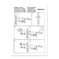 Hörmann FS Drückergarnitur D110 Rosette PZ, Schwarz 8 Hörmann FS Drückergarnitur D110 Rosette PZ, Schwarz -Türen und Zubehör 544353 hoermann fs drueckergarnitur d110 pz rosette schwarz gleitlager anleitung