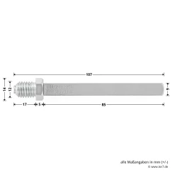 Hörmann FS Wechselgarnitur D210 Kurzschild PZ, Edelstahl -Türen und Zubehör 545723 hoermann fs wechselgarnitur d210 pz kurzschild edelstahl gleitlager stift masse