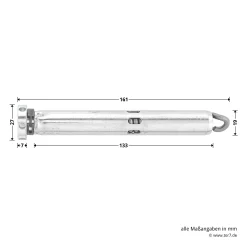 Hörmann Federbandbolzen FH 615-20 -Türen und Zubehör 547584 hoermann federbandbolzen fh 615 20 verzinkt masse