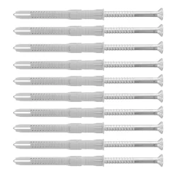 Hörmann Dübelpaket D54, OD-Stahltüren, T30 Brandschutztüren -Türen und Zubehör 548784 hoermann duebelpaket d54 10x100 mit senkkopfschraube torx mauerwerk beton 10 stueck lieferumfang