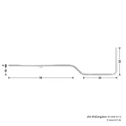 Hörmann Dübellaschen S61 -Türen und Zubehör 549521 hoermann duebellaschen winkel bem