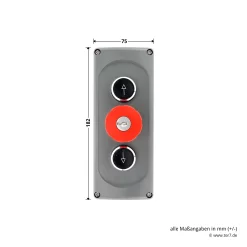 Hörmann Drucktaster DTNA 30 19 Hörmann Drucktaster DTNA 30 -Türen und Zubehör 637043 drucktaster dtna 30 breite hoehe