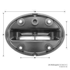 Hörmann Wandhalterung Für Drehspiegel-Signalleuchte 10 Hörmann Wandhalterung Für Drehspiegel-Signalleuchte -Türen und Zubehör 637182 hoermann winkelmontage fuer drehspiegel signalleuchte masse rueckseite