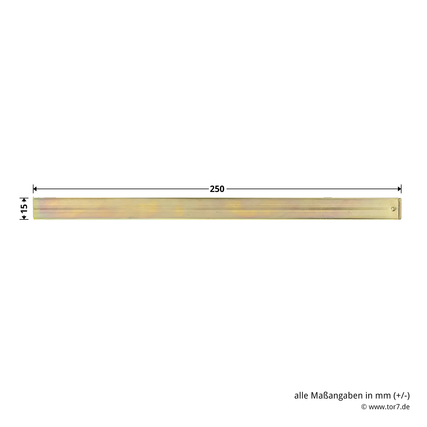 Hörmann Türkantriegel 20 X 250 Mm Gelb Verzinkt, ZK/MZ 6 Hörmann Türkantriegel 20 X 250 Mm Gelb Verzinkt, ZK/MZ – Bild 6