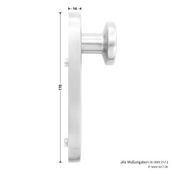 Hörmann Wechselgarnitur D110 Kurzschild PZ, ES1, Edelstahl 10 Hörmann Wechselgarnitur D110 Kurzschild PZ, ES1, Edelstahl -Türen und Zubehör 694269 hoermann wechselgarnitur d 110 es 1 mit kurzschild edelstahl knauf masse