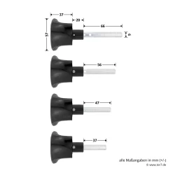 Hörmann Rundgriff Berry Schwingtor DF80/95/98 15 Hörmann Rundgriff Berry Schwingtor DF80/95/98 -Türen und Zubehör 764323 hoermann rundgriff berry schwingtor df80 95 98 masse