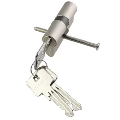 Schließzylinder 30/30 Mit Drei Schlüsseln Doppelzylinder NP -Türen und Zubehör 77004016 wuerth profildoppelzylinder draufsicht