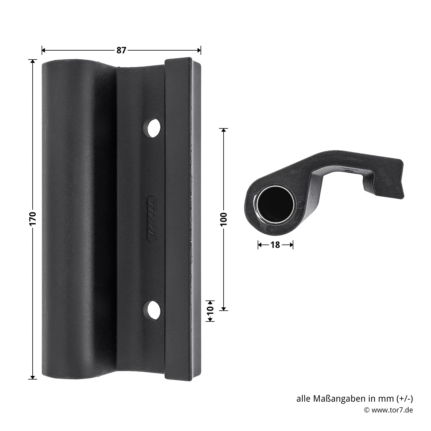 Hörmann Entlastungsrolle Mit Einfach-Bandteil 360 Mm, M12, DIN Rechts, Zwischenliegend 5 Hörmann Entlastungsrolle Mit Einfach-Bandteil 360 Mm, M12, DIN Rechts, Zwischenliegend – Bild 5