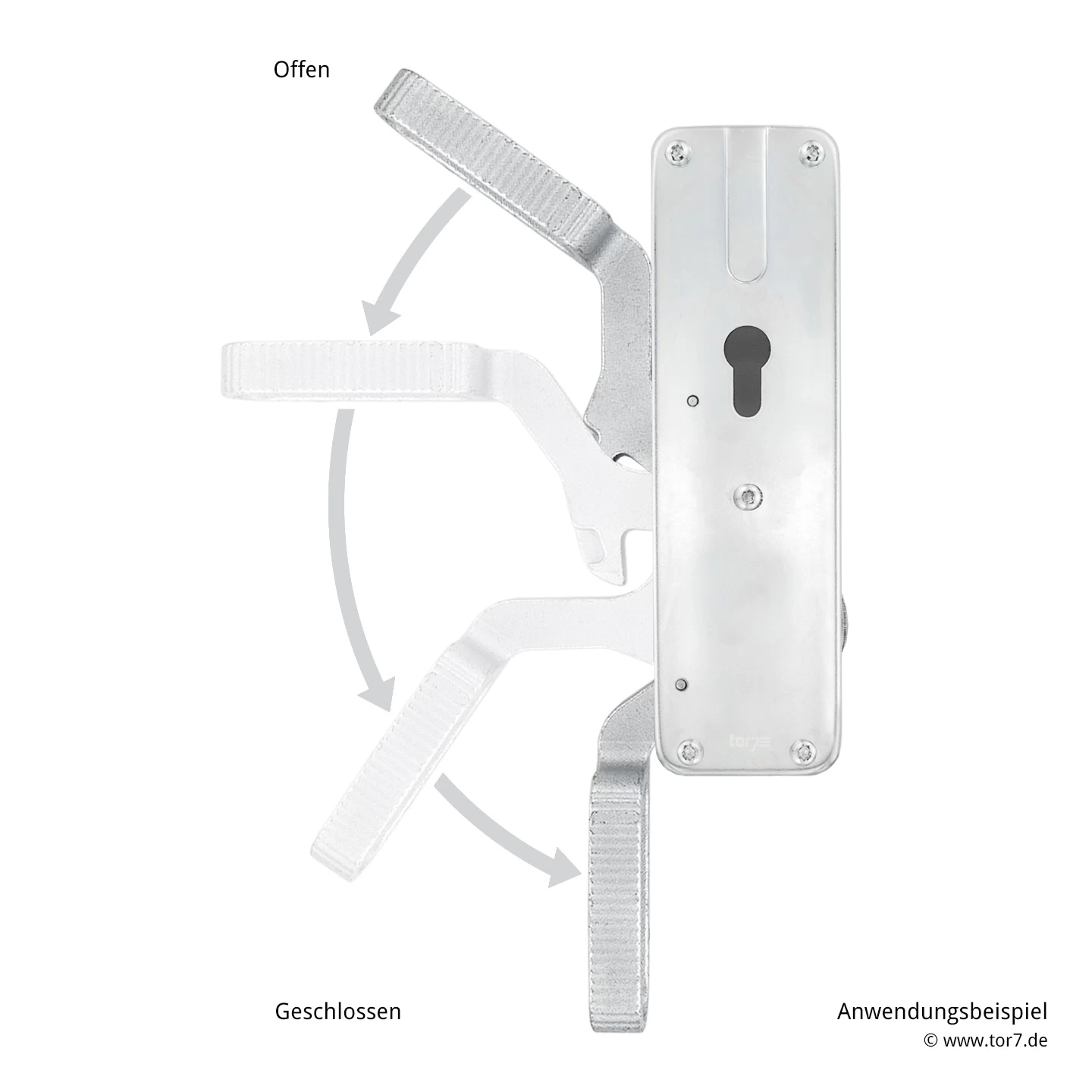 Hörmann Tortreibriegel Basküle Links, PZ 7 Hörmann Tortreibriegel Basküle Links, PZ – Bild 7