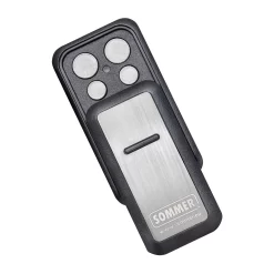 SOMMER Handsender Slider+, Schwarz, Edelstahl