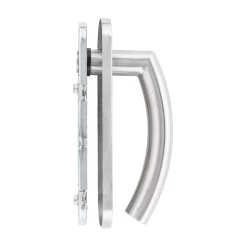 Steinau FS VDS Drückergarnitur, Typ 510, Edelstahl Matt -Türen und Zubehör ste810101 steinau fs vds drueckergarnitur typ 510 edelstahl matt seitenansicht