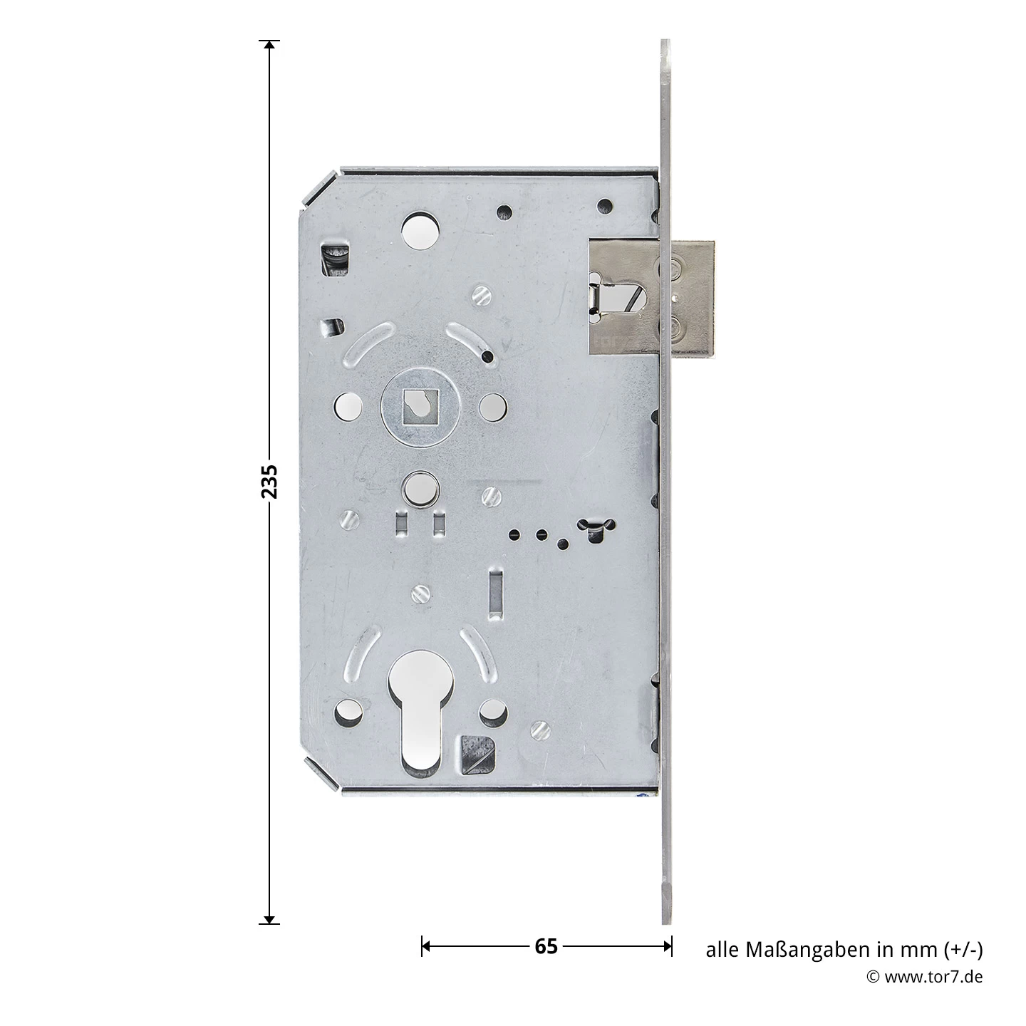 Teckentrup Einsteck-Panikschloss 1013 D BS, Stulp Edelstahl 4 Teckentrup Einsteck-Panikschloss 1013 D BS, Stulp Edelstahl – Bild 4