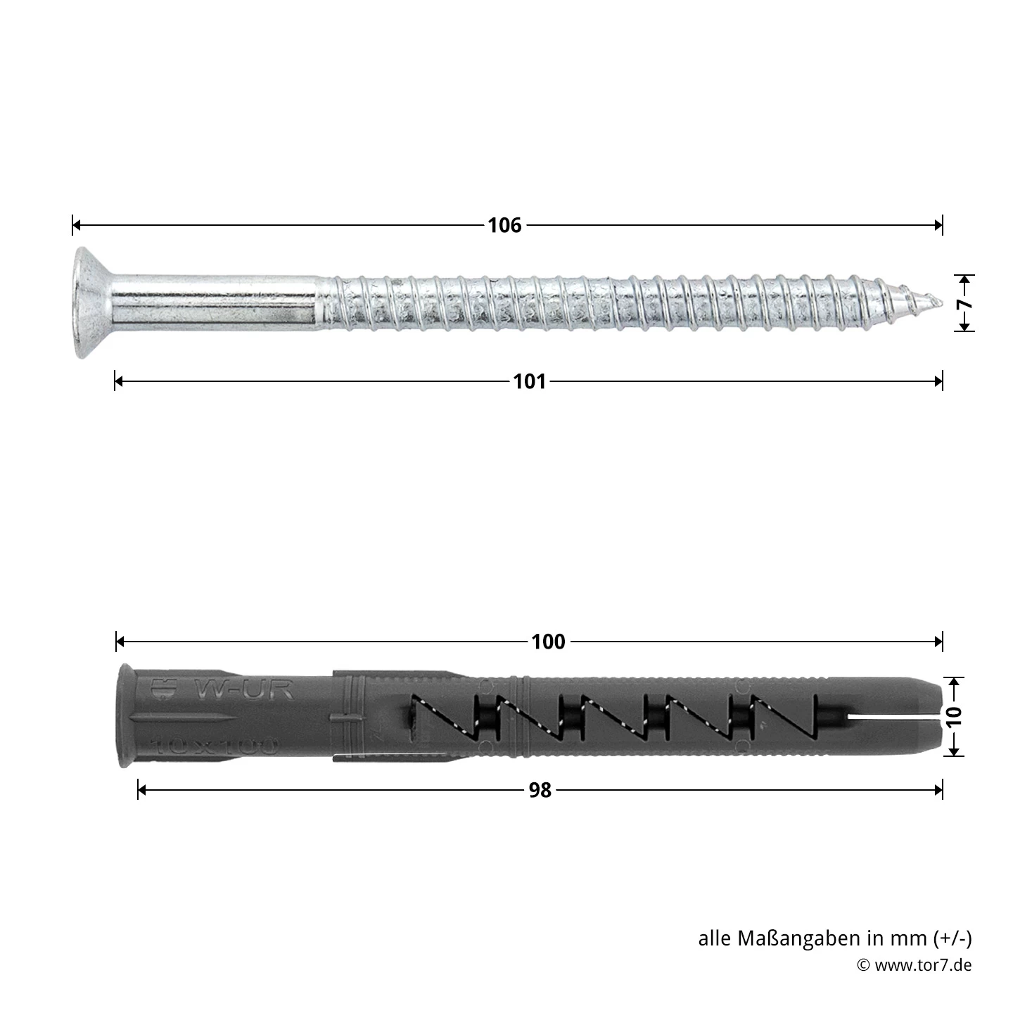 Teckentrup Dübelpack 1 Flg. FSA-Türen, Mauerwerk 7 Teckentrup Dübelpack 1 Flg. FSA-Türen, Mauerwerk – Bild 7